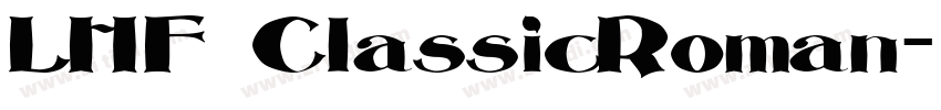 LHF ClassicRoman字体转换